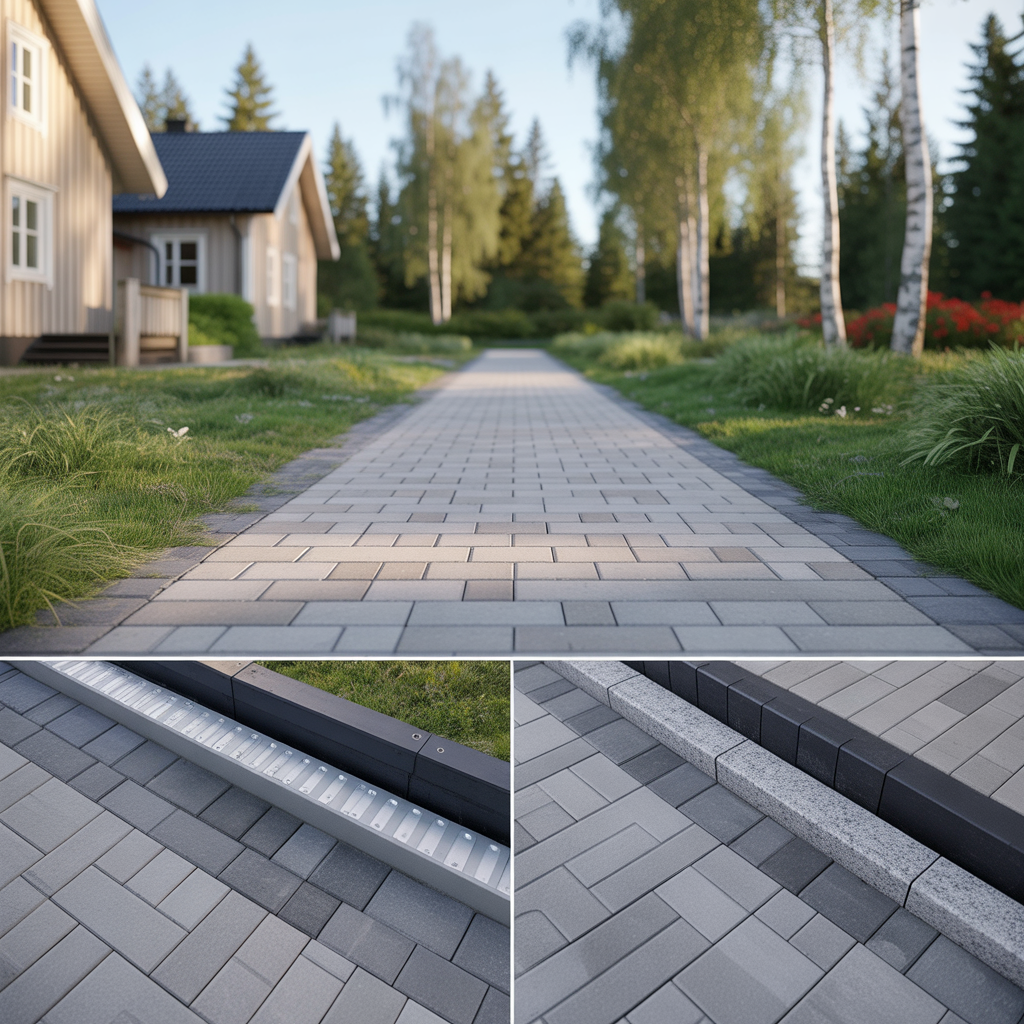 kantstod till marksten jamforelse av betong stal och granit