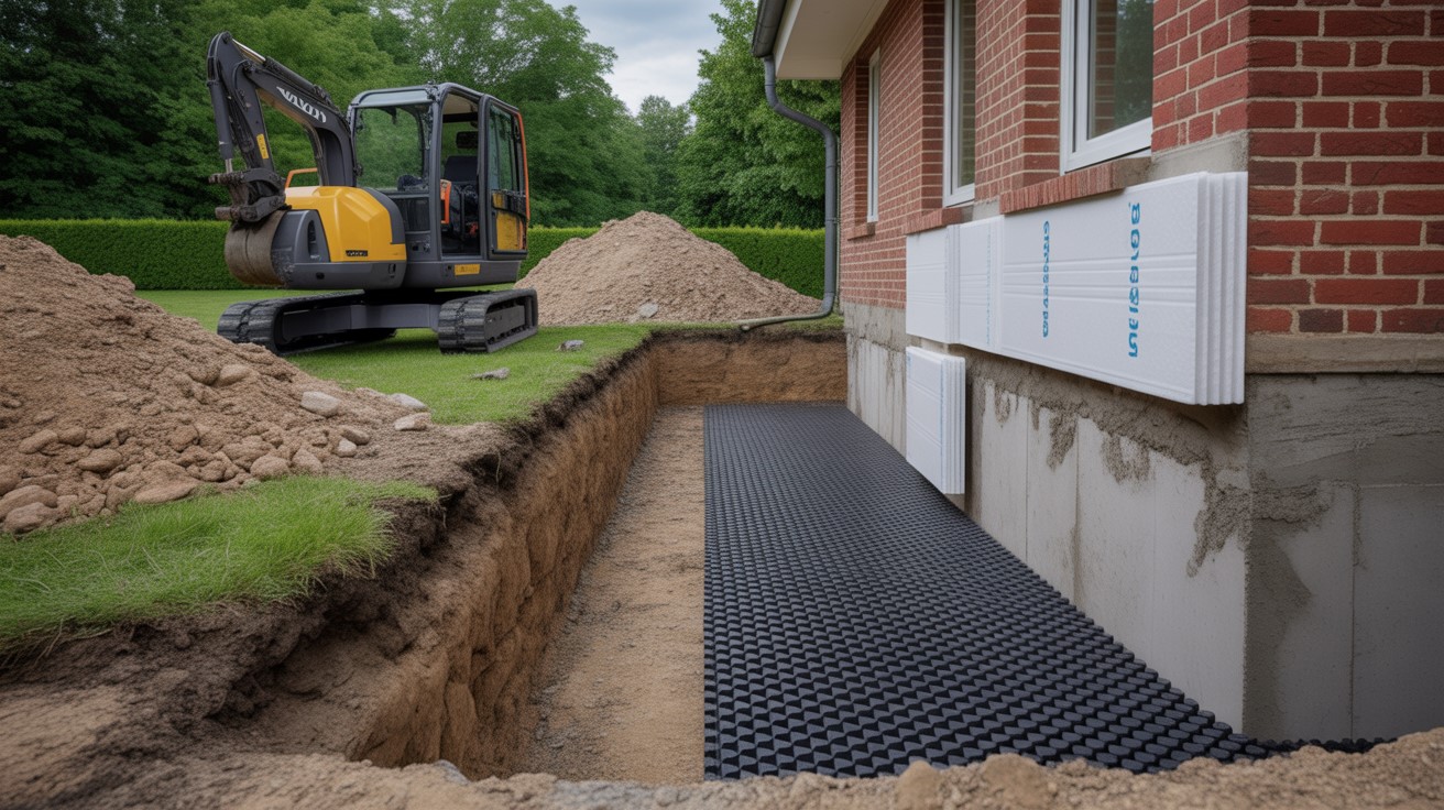 dranering isolera husgrund och kallare