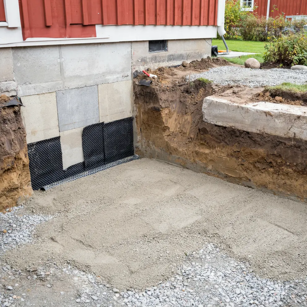 dranering isolera husgrund och kallare nacka saltsjo boo stockholm